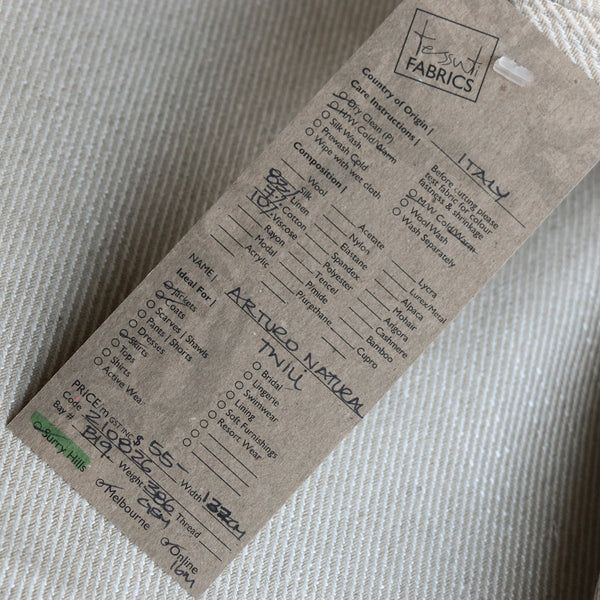Arturo Natural Twill