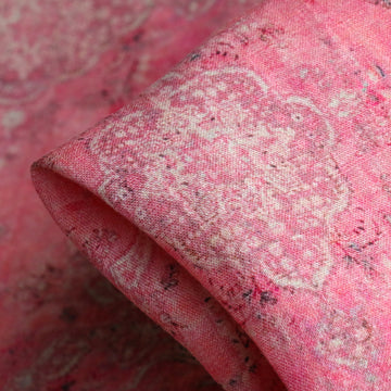 Loom Paisley Rose Washed Printed Linen