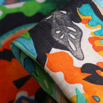 Dreamland Washed Printed Linen