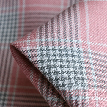 Quadri Rosa Check Linen