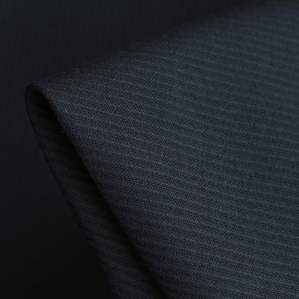 Ottoman In Blue Stretch Cotton