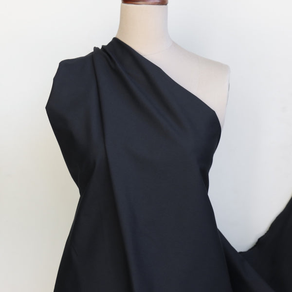 Ottoman In Blue Stretch Cotton