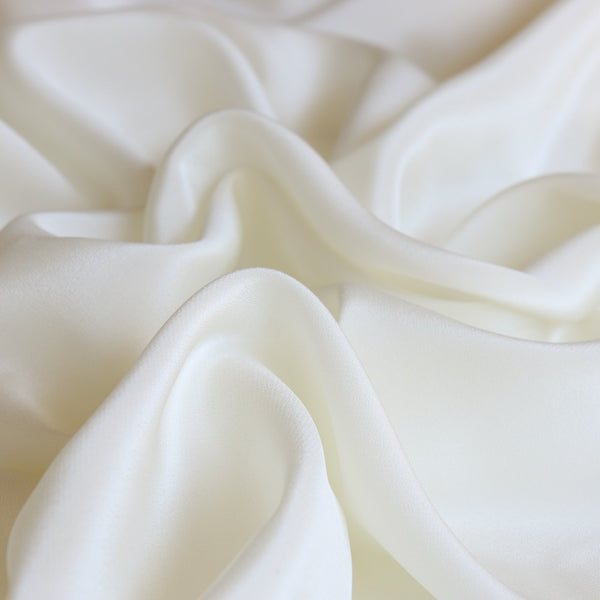 Silk Crepe De Chine Ivory
