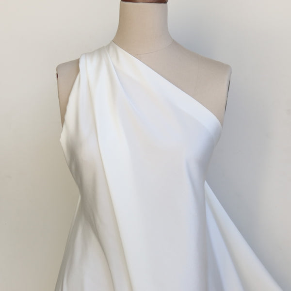 Silk Crepe De Chine Ivory