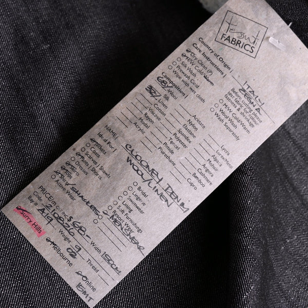 Clooney Denim - Wool/Linen