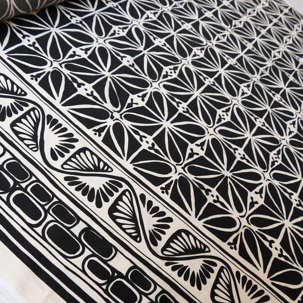 Tiwi Black Border Print Cotton Poplin