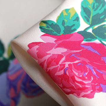 Remnant of Roseto Crema - Silk Twill