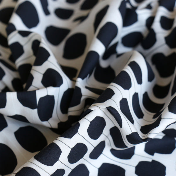 Mirror Spots - Stretch Cotton Poplin