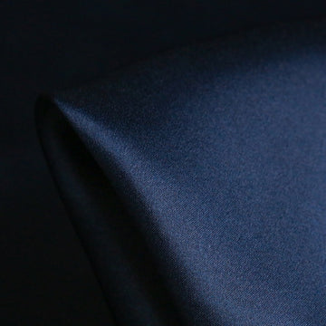 Nikki Navy Stretch Silk Satin