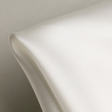 Nikki Ivory Stretch Silk Satin