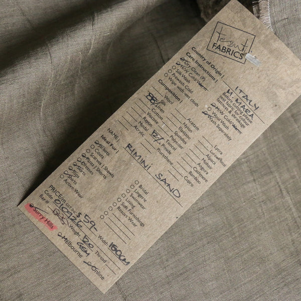 Rimini Sand Linen/Tencel