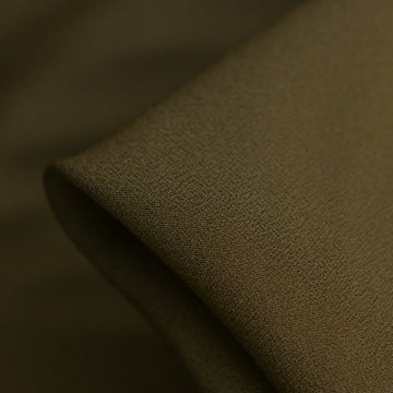 Cady Golden Olive Satin Backed Crepe
