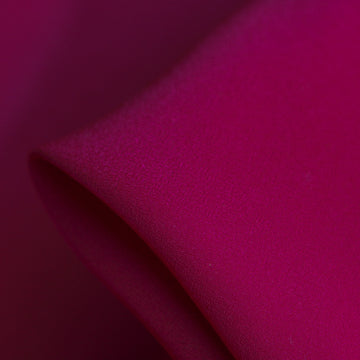 Cady Raspberry Satin-Backed Crepe