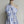 Blooms In Porcelain Silk Crepe De Chine