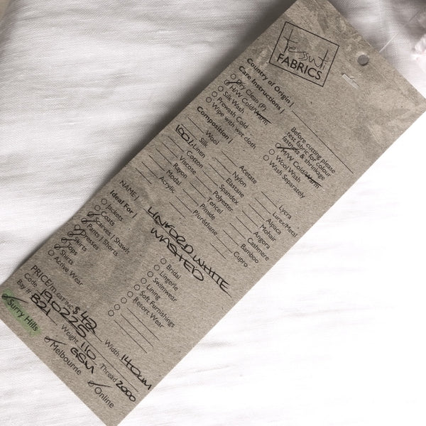 Linford White Washed Linen