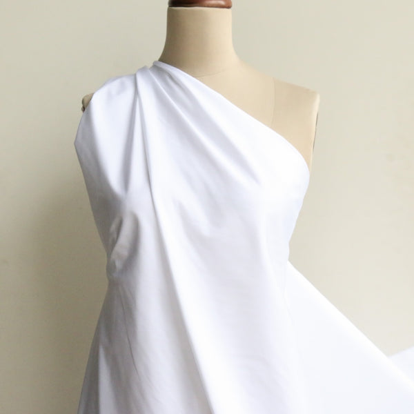 Bellucci White Cotton Shirting