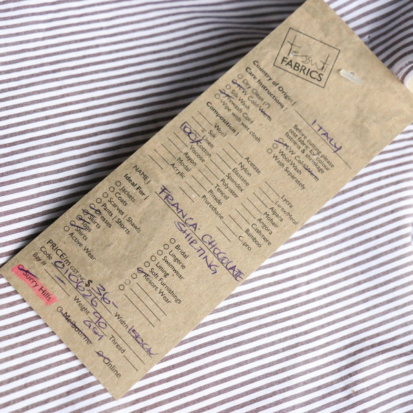 Franca Chocolate Shirting