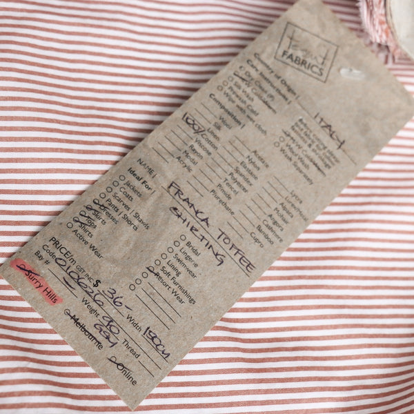 Franca Toffee Shirting