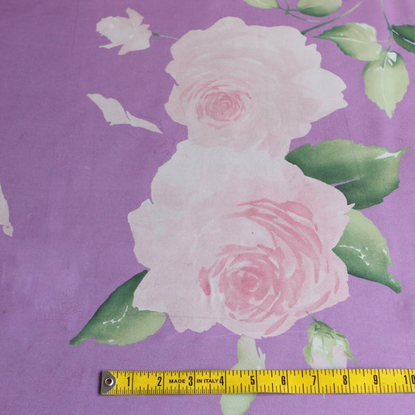 Rosette's On Lilac - Silk Organza