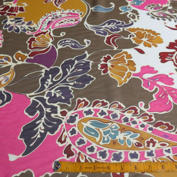Taormina Rosa Silk Georgette
