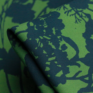 Oasis Verde Viscose - Border Print