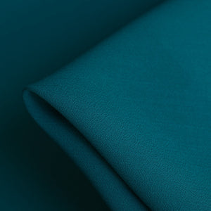 Lara Turquoise Satin Backed Wool/Acetate
