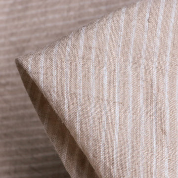 Ilona Stripe Latte - Washed Linen