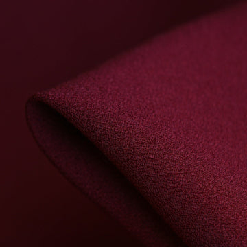 Lucia Claret Satin Backed Wool/Acetate/Viscose