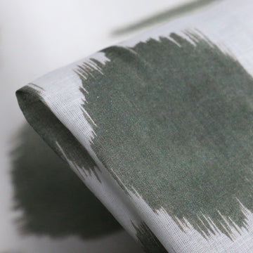 Ikat Sage Cotton Voile