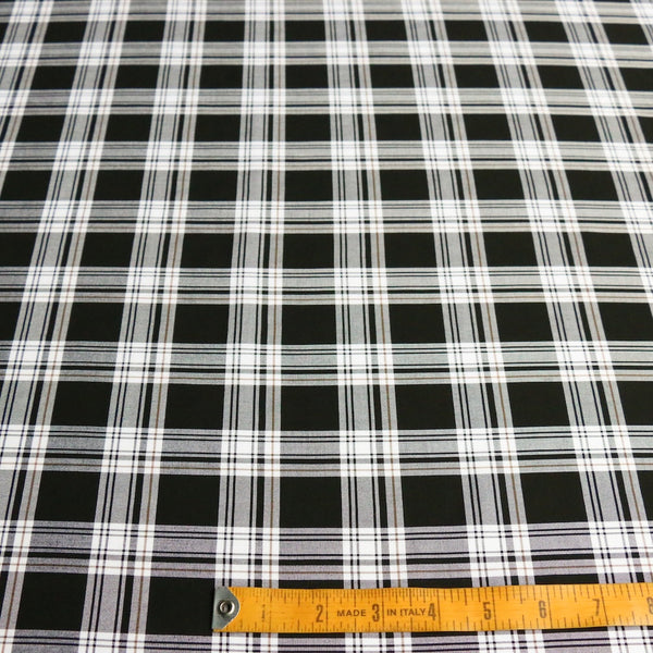 Baron Check Viscose