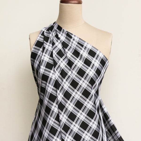 Baron Check Viscose
