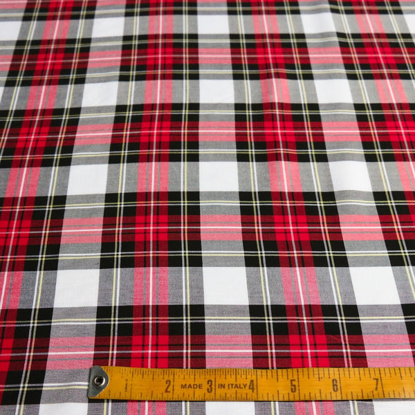 Stewart Check Viscose