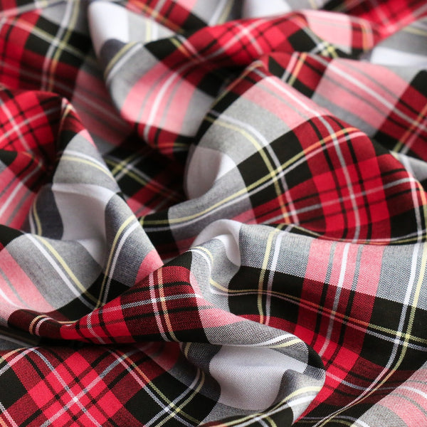 Stewart Check Viscose