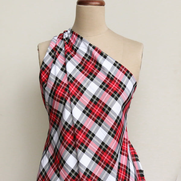 Stewart Check Viscose