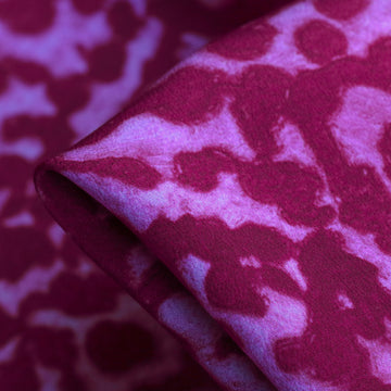 Estella Pink Silk Crepe De Chine