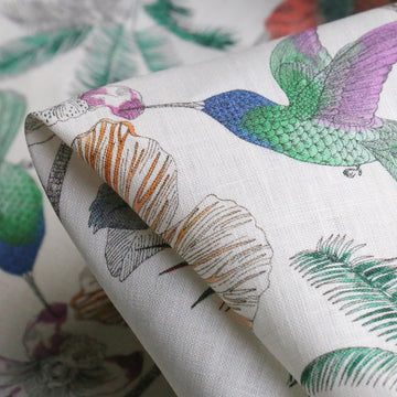 Darwin's Journey Pastel/Multi Liberty Sycamore Linen