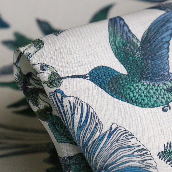 Darwin's Journey Navy/Teal Liberty Sycamore Linen