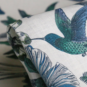 Darwin's Journey Navy/Teal Liberty Sycamore Linen