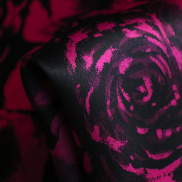 Vixen Rose Silk Satin