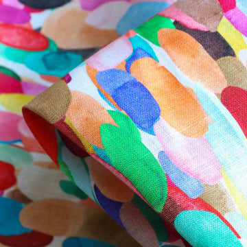 Technicolour Dreams Printed Linen