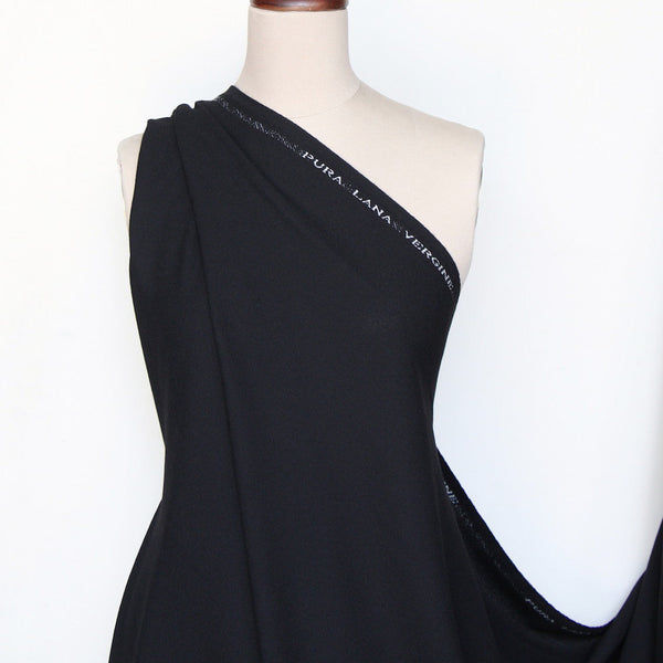 Motiv Nero Wool Crepe
