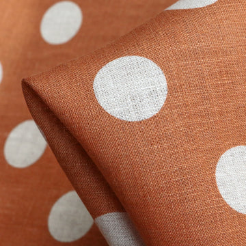 Keiko Spot Caramel Linen