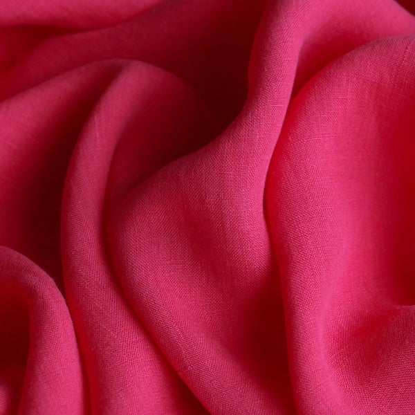Linford Coral Washed Linen