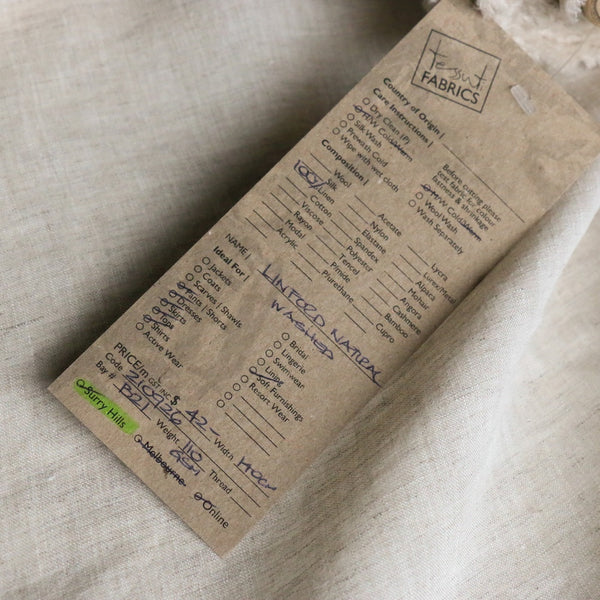 Linford Natural Washed Linen