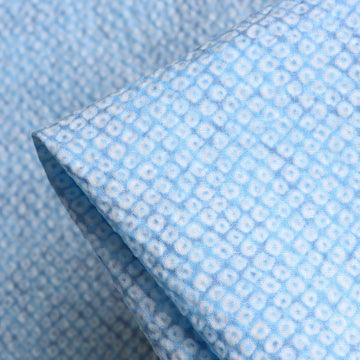 Yuki Spot Sky Seersucker