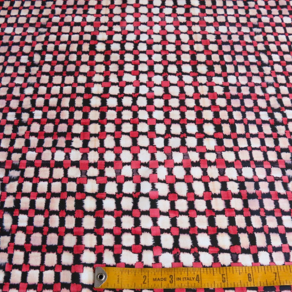 Tie Dye Check Red - Liberty Tana Lawn™