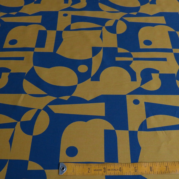 Composition Ochre/Navy - Liberty Tana Lawn™