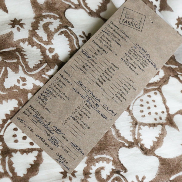 Soltana Clay - Cotton Voile