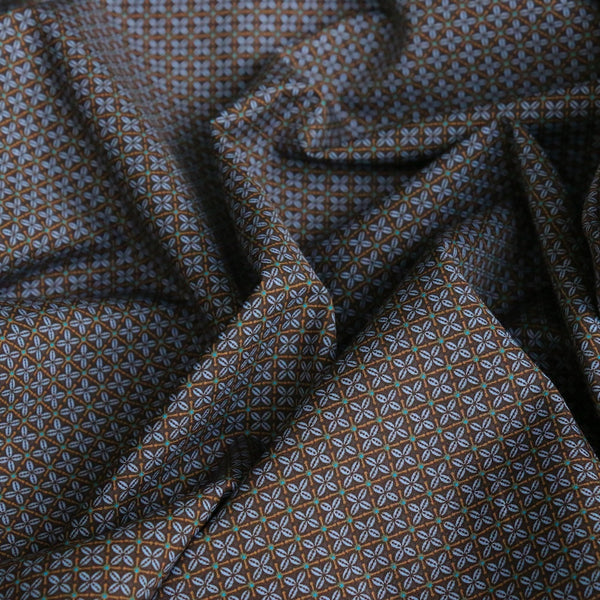 Isola Motif Cotton Shirting