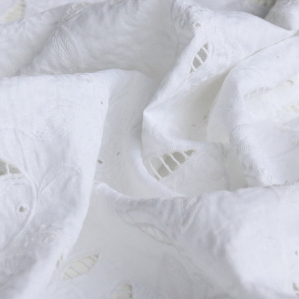 White Belle Embroidered Linen